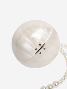 Simone Rocha Ivory Pearl Egg bag