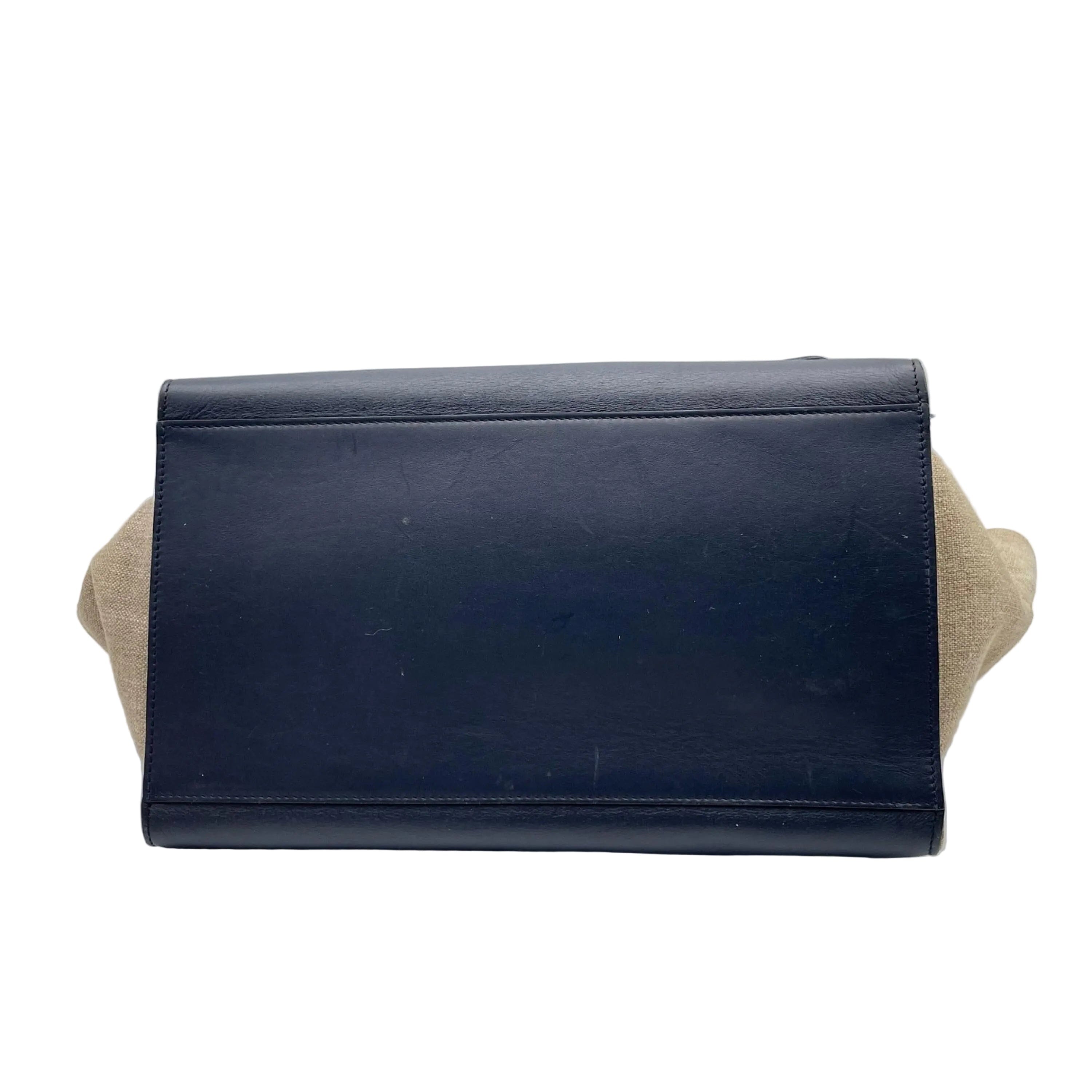 Blue Trapeze leather handbag Shoulder bags Celine 