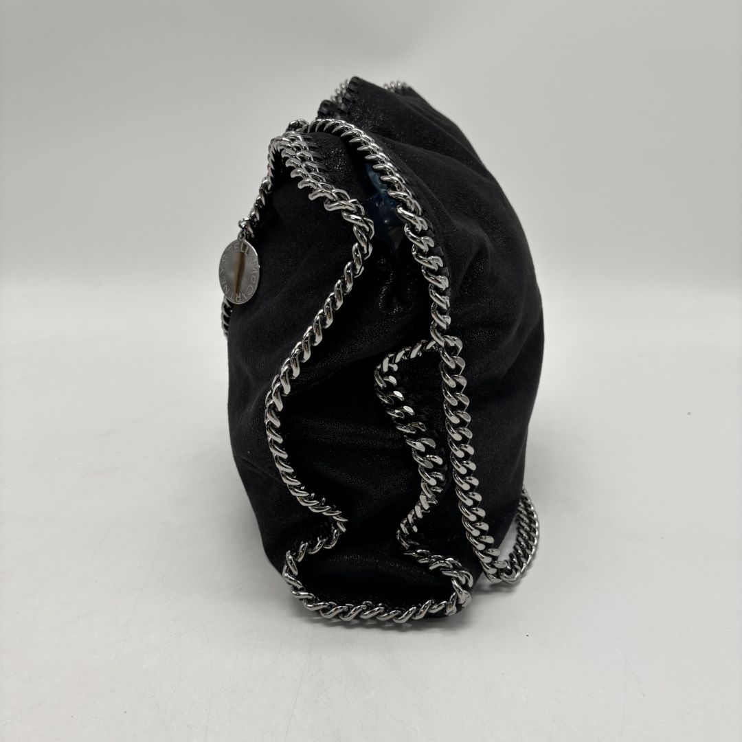 Black Falabella three-chain tote bag