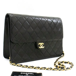Chanel Black vintage 1994 CC flap clutch