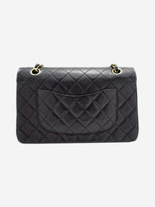 Chanel Black medium lambskin vintage 1986 Classic Double Flap