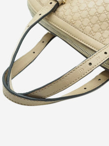 Gucci Gucci Neutral Guccissima Dome top handle bag
