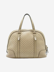 Gucci Gucci Neutral Guccissima Dome top handle bag