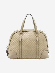 Gucci Gucci Neutral Guccissima Dome top handle bag