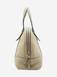Gucci Gucci Neutral Guccissima Dome top handle bag