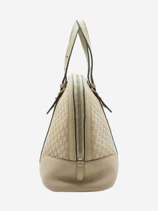 Gucci Gucci Neutral Guccissima Dome top handle bag
