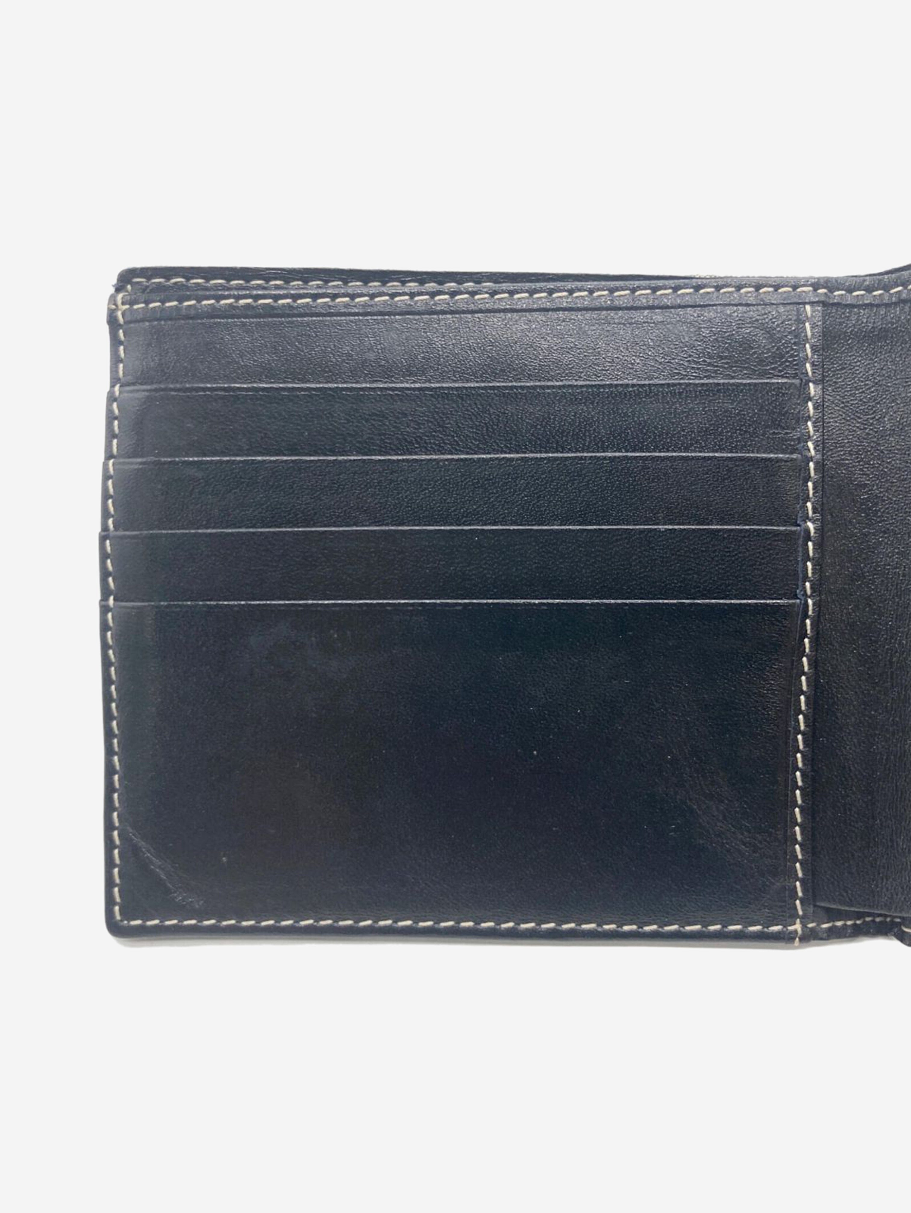 Blue Zuccino canvas wallet Wallet Fendi 