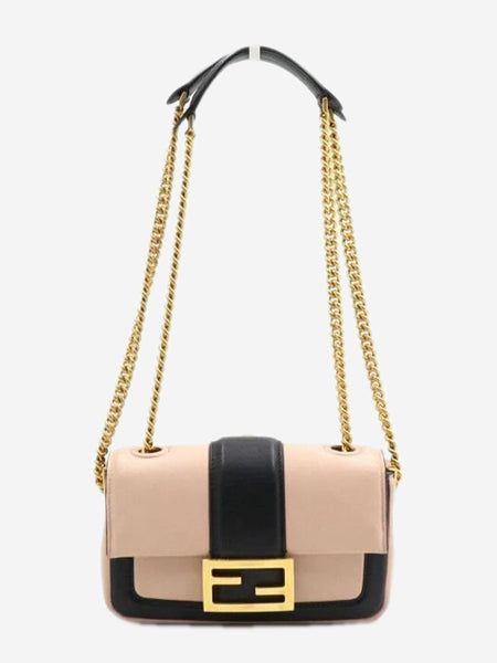 Blush and black two-tone mini Baguette bag product image