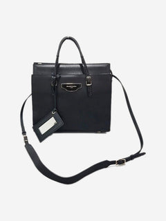 Black City Plate Portfolio bag