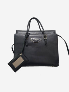 Black City Plate Portfolio bag