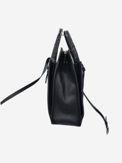 Black City Plate Portfolio bag
