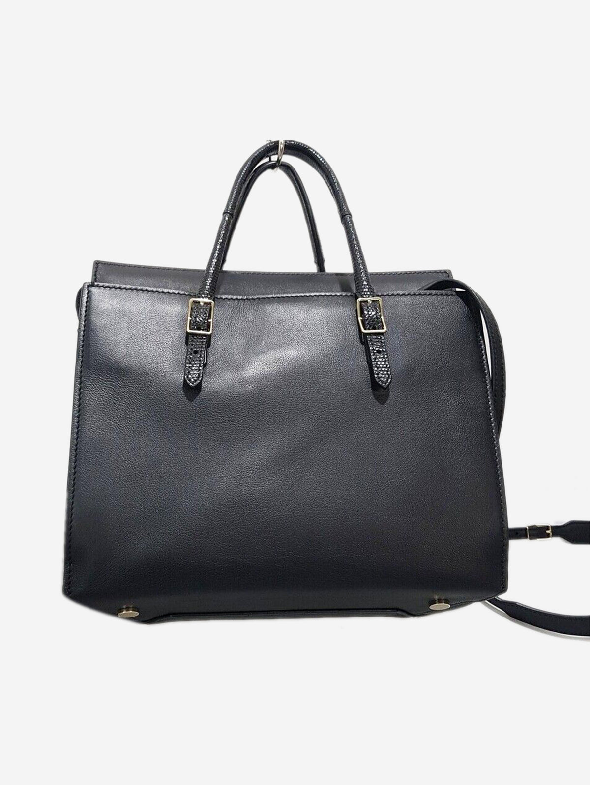 Black City Plate Portfolio bag