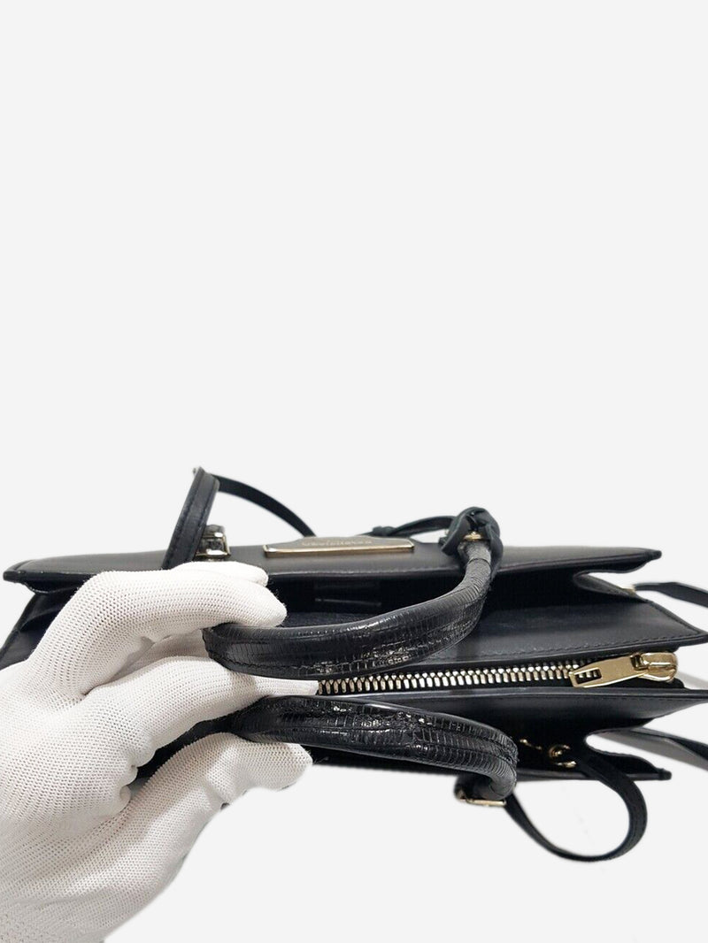 Black City Plate Portfolio bag