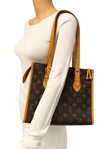 Brown Monogram canvas Popincourt Haut tote bag alternate image
