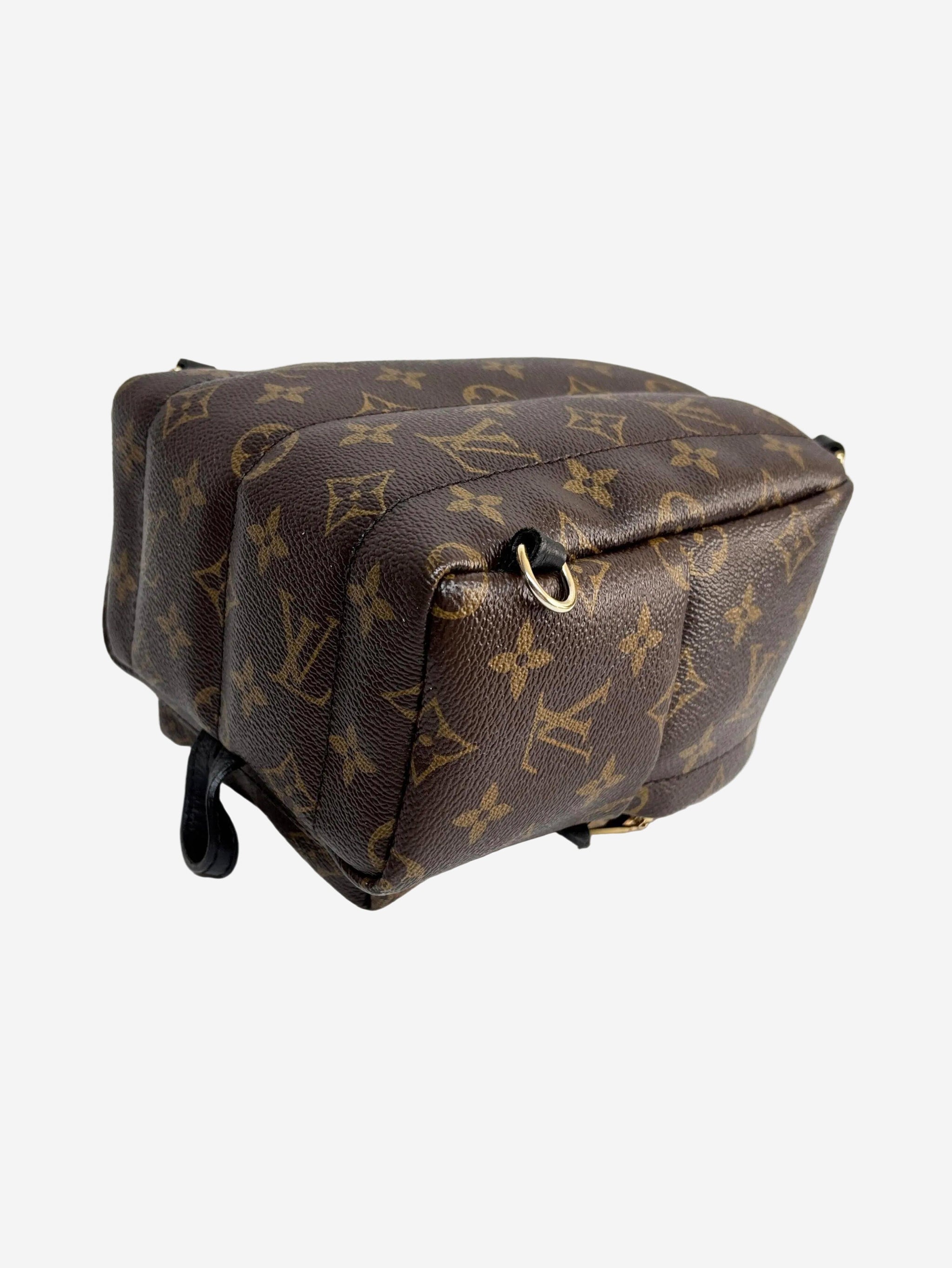 loui vuitton backpack 2016 Louis Vuitton pre-owned brown 2016 Palm Springs mini backpack