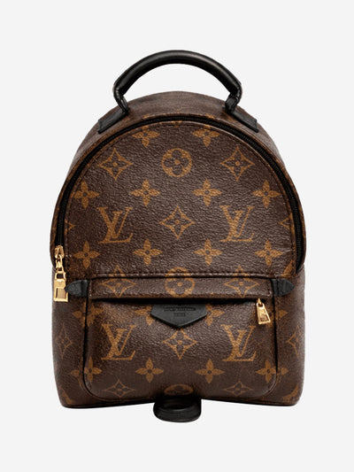 Brown 2016 Palm Springs mini backpack Backpacks Louis Vuitton 