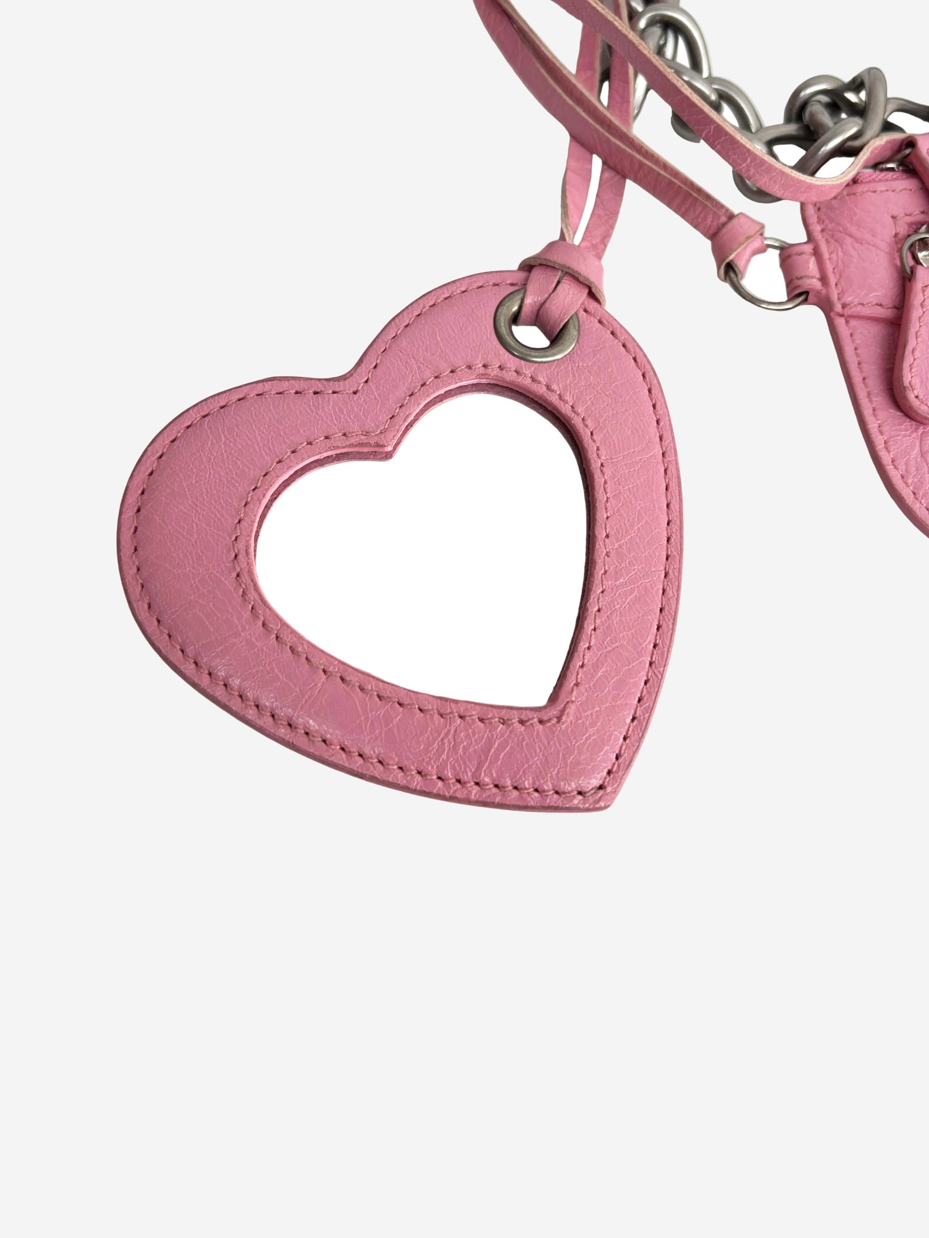 Pink crinkle Le Cagole shoulder bag Shoulder bags Balenciaga 