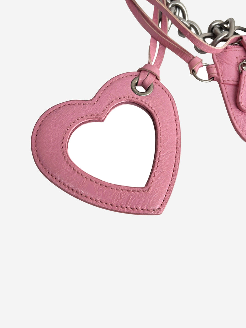 Pink crinkle Le Cagole shoulder bag Shoulder bags Balenciaga 