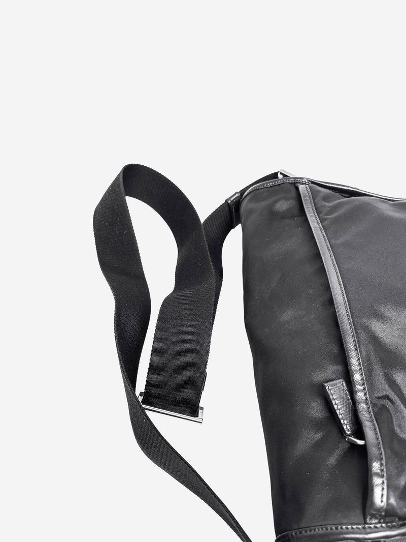 Black nylon messenger bag Shoulder bags Prada 