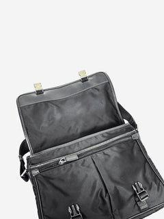 Black nylon messenger bag Shoulder bags Prada 