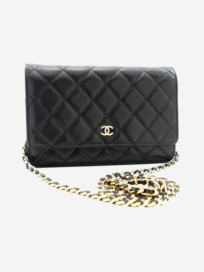 Black 2017 Wallet on Chain Shoulder Bag Chanel 