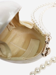 Simone Rocha Ivory Pearl Egg bag