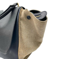 Blue Trapeze leather handbag Shoulder bags Celine 