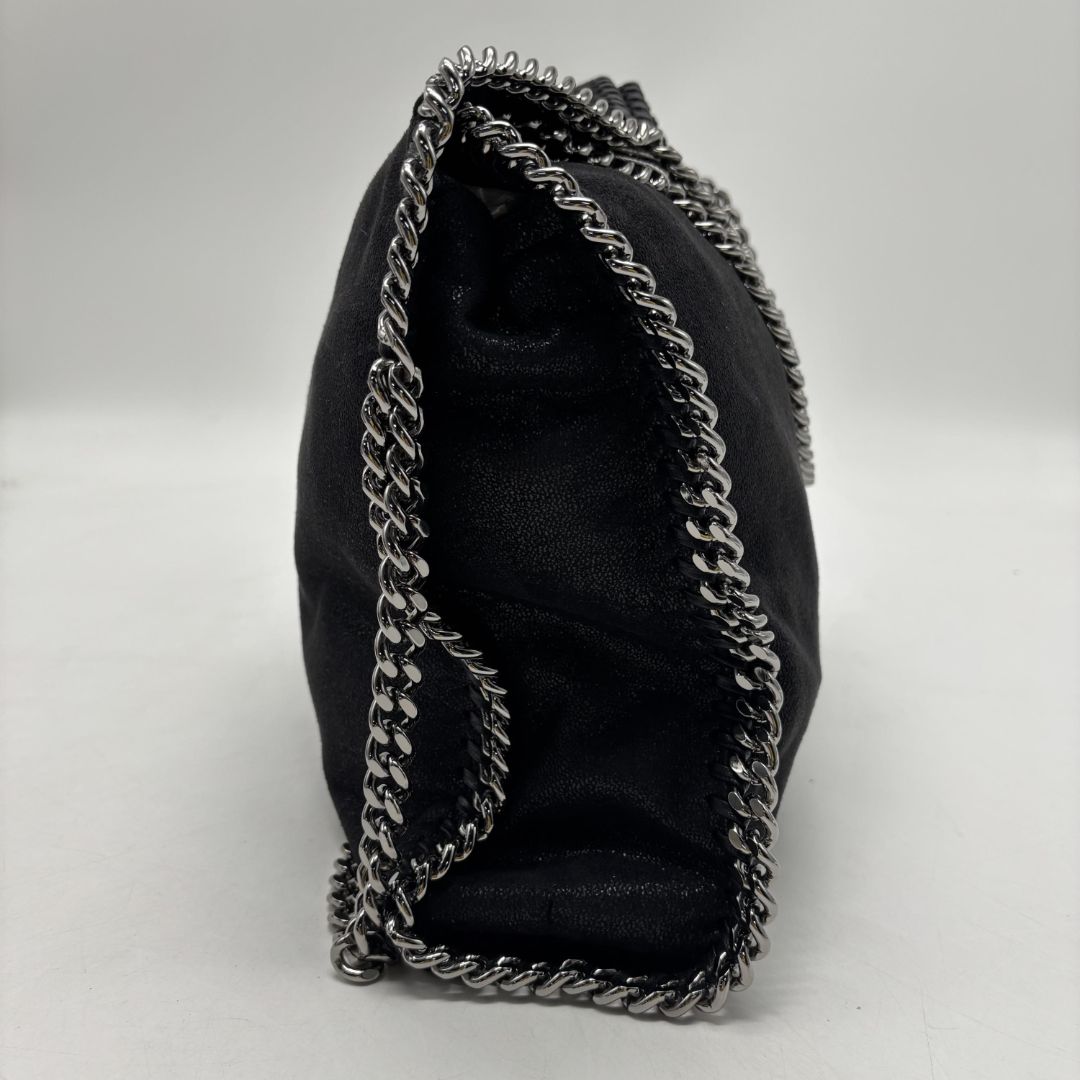 Black Falabella three-chain tote bag