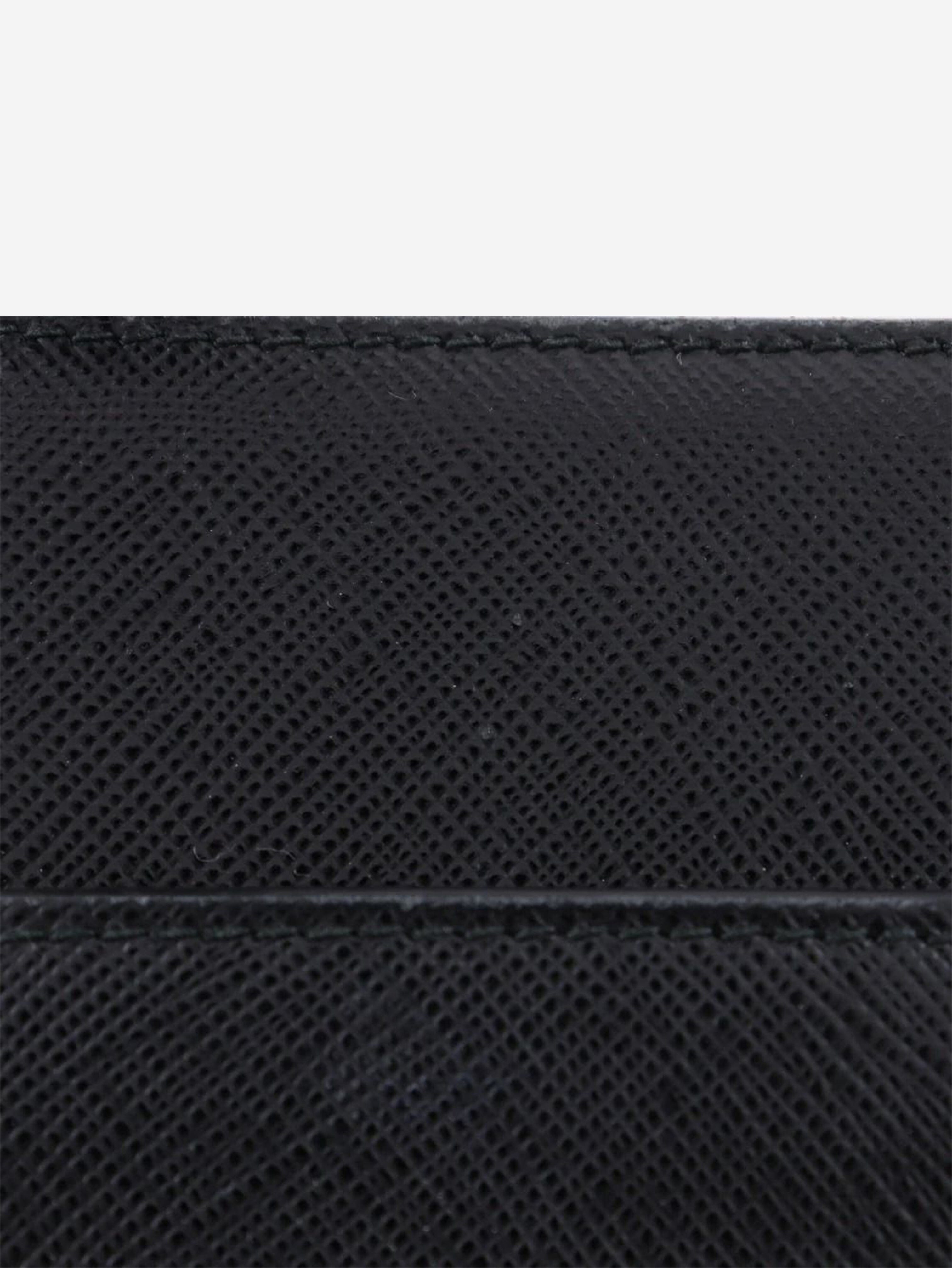 Black Saffiano leather mini crossbody bag Shoulder bags Prada 