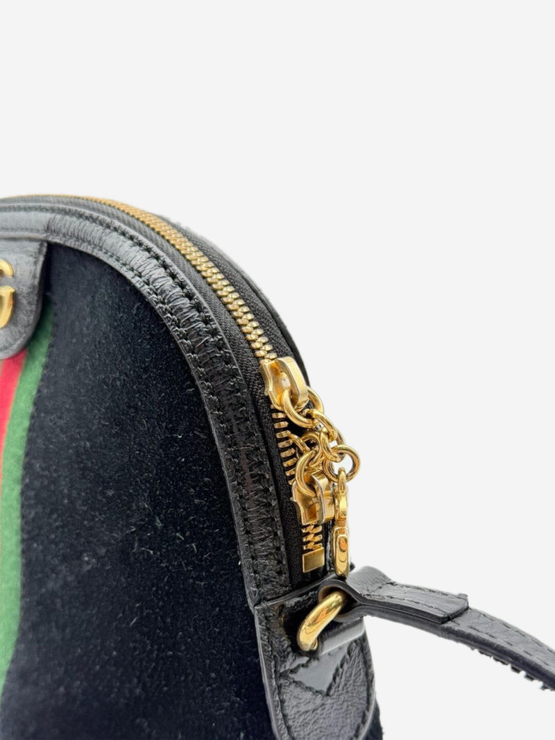 Black suede Ophidia shoulder bag Shoulder bags Gucci 