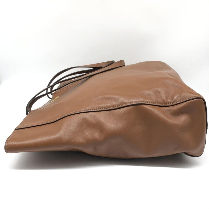 Brown Vitello Shopping tote bag Tote Bags Miu Miu 