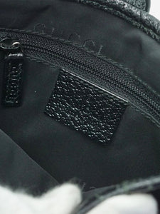 Gucci Black mini Jackie canvas and leather bag