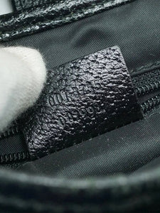 Gucci Black mini Jackie canvas and leather bag