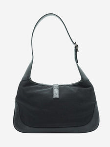 Gucci Black mini Jackie canvas and leather bag