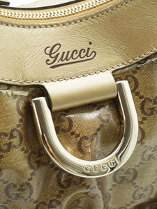Gucci Gold GG Abbey D-Ring shoulder bag