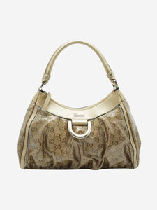 Gucci Gold GG Abbey D-Ring shoulder bag