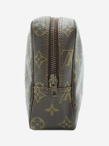 Louis Vuitton Louis Vuitton Brown Monogram Trousse Toilette 23 pouch