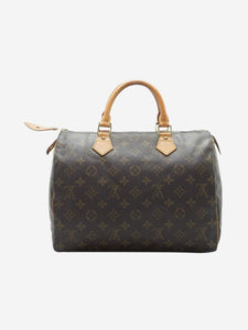 Louis Vuitton Brown vintage 1994 Monogram Speedy 30 bag