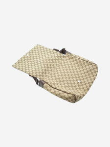 Gucci Brown GG canvas messenger bag