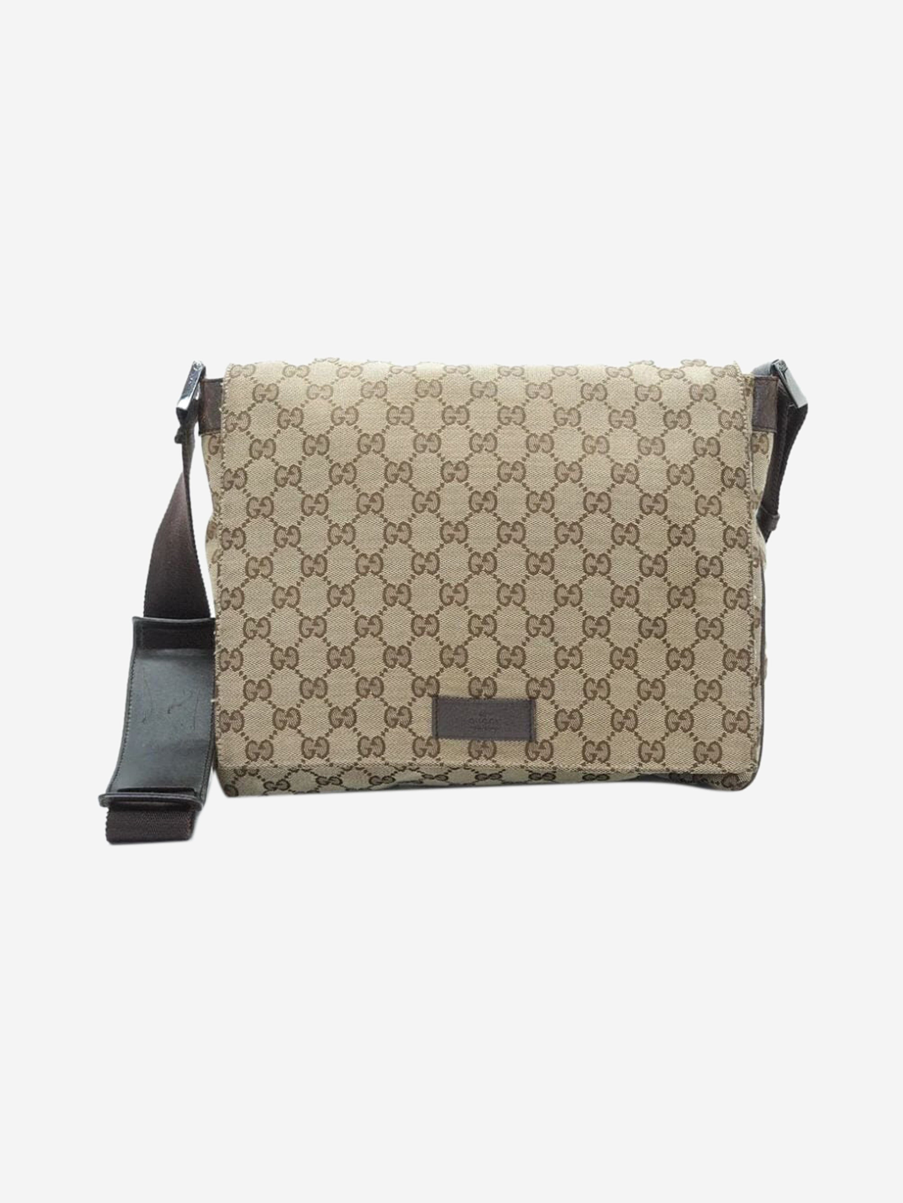 Brown GG canvas messenger bag Shoulder bags Gucci 