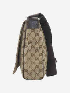 Gucci Brown GG canvas messenger bag