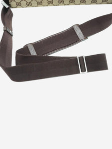 Gucci Brown GG canvas messenger bag