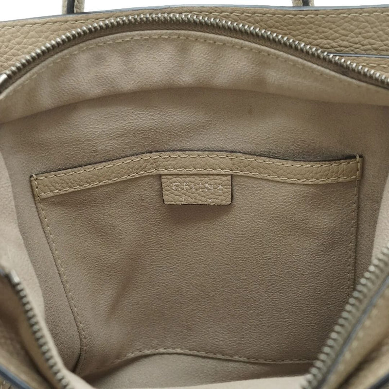 Celine Nano Luggage Calfskin 2Way Handbag - size Shoulder bags Celine 