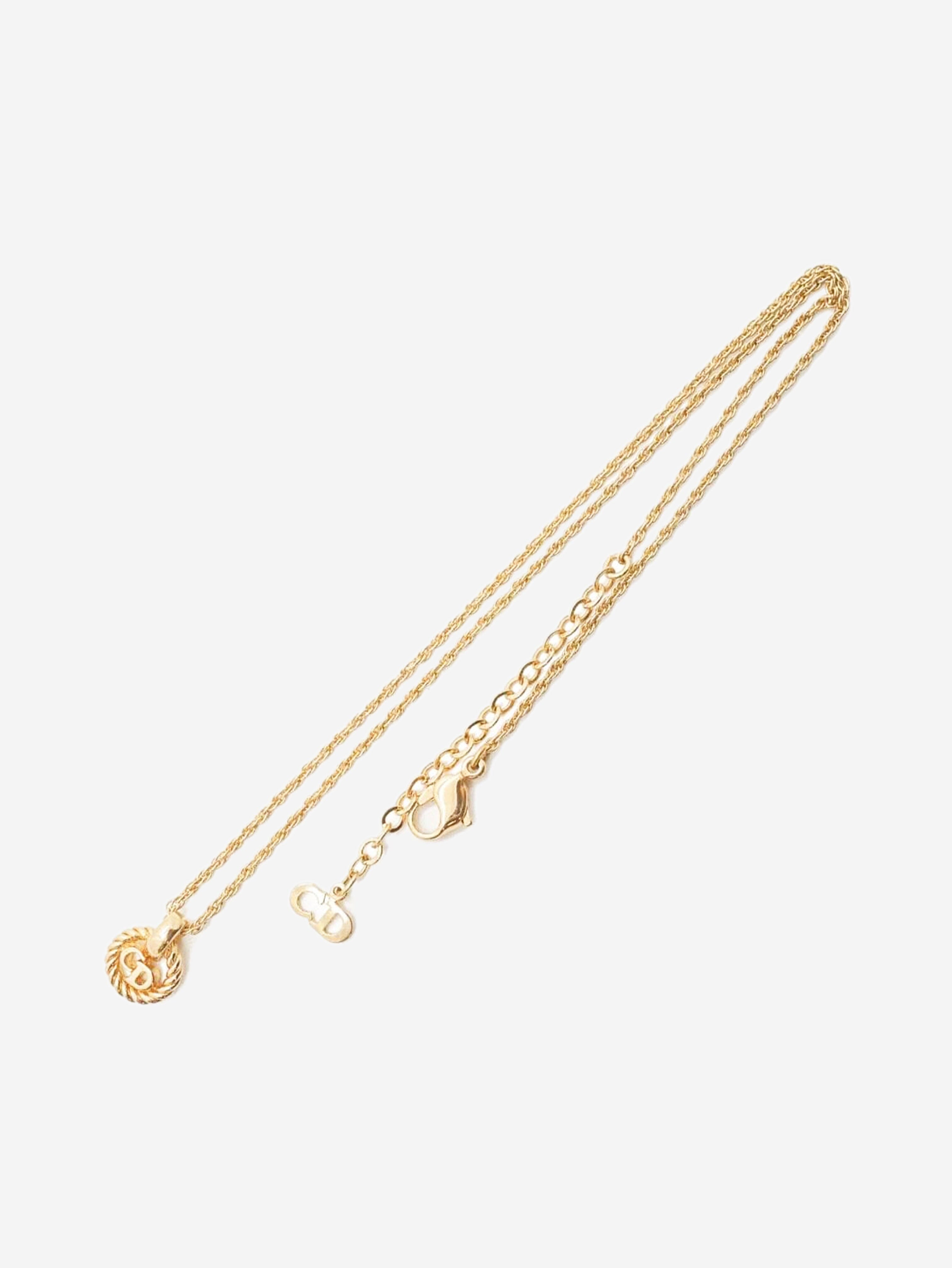 Gold CD choker necklace Necklaces Dior 