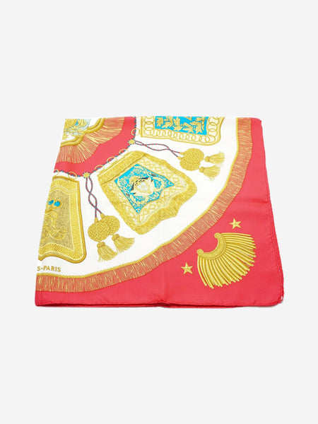 Red Poste et Cavalerie Silk Carre 90 scarf alternate image