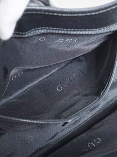 Black Jackie canvas and leather bag Shoulder bags Gucci 