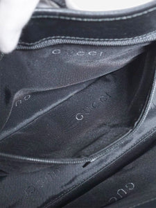 Gucci Black Jackie canvas and leather bag