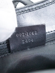 Gucci Black Jackie canvas and leather bag