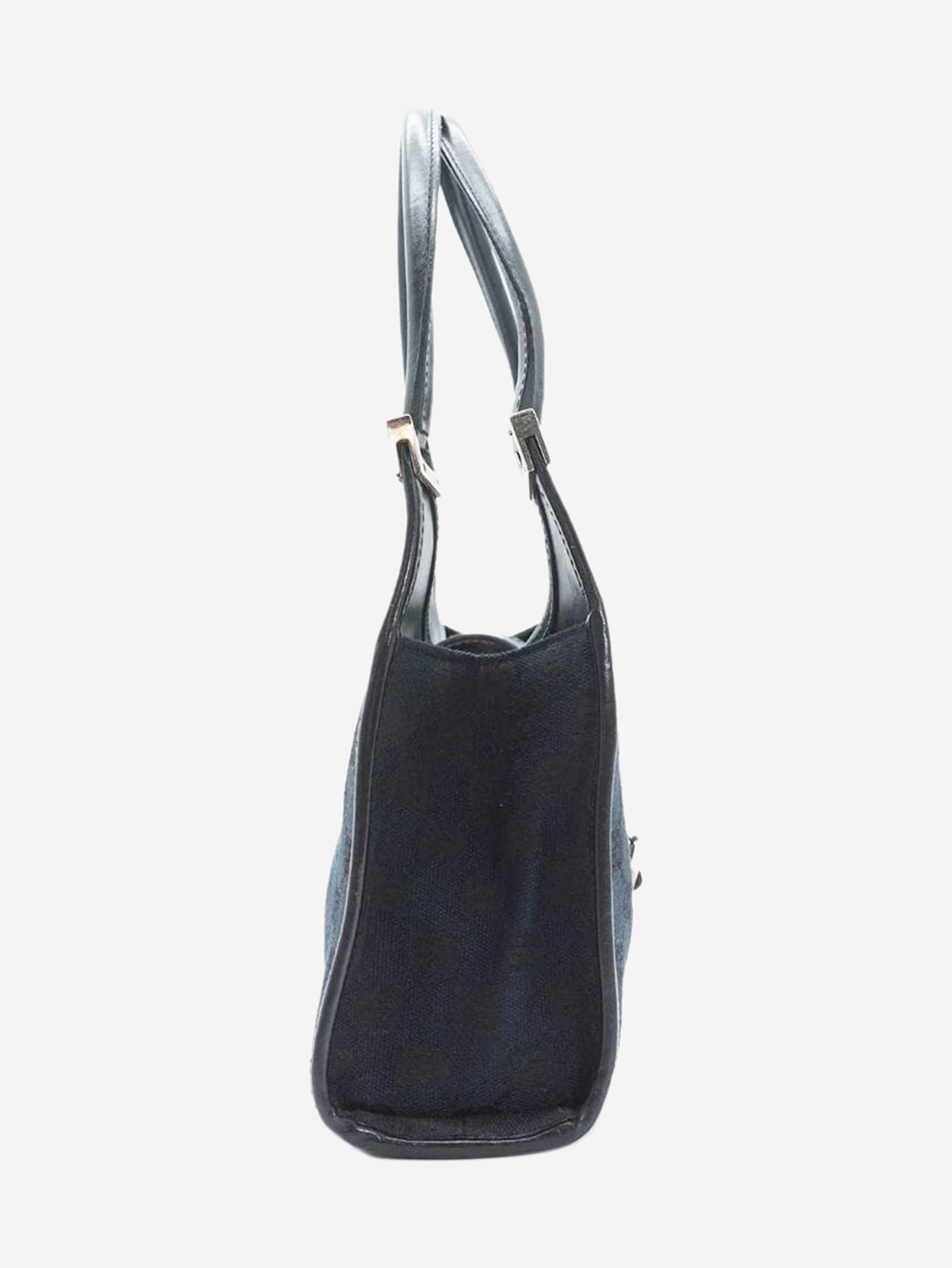 Black Jackie canvas and leather bag Shoulder bags Gucci 