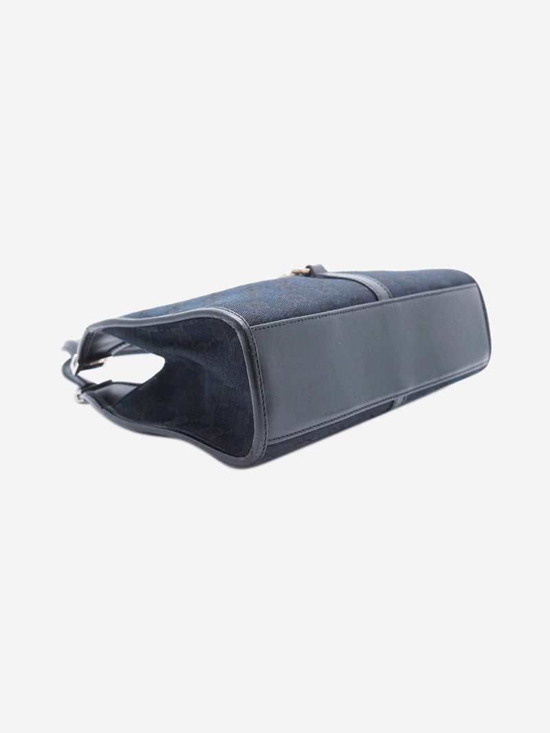 Black Jackie canvas and leather bag Shoulder bags Gucci 
